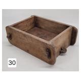 Early American Wooden Cheese Mold
