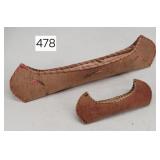 Native American Birchwood Canoes