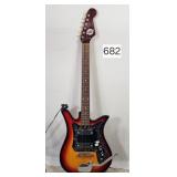 Teisco Del Rey Sunburst Vintage Electric Guitar