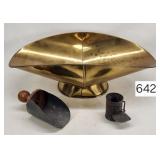 Country Store 22' Brass Tray & Utensils