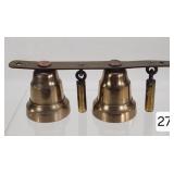 Horse Drawn Brass Bell Sleigh Set