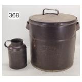 N.K. Fairbanks & Co. Embossed Lard Container