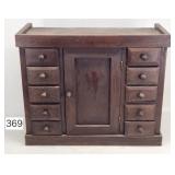 Early Walnut Spice Cabinet