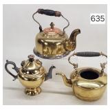 Brass Antique Tea Pots