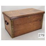 Oak & Brass Trunk