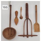 Early American Kitchen Woodware