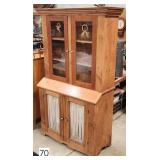 Early Pine 1 Piece Kitchen Cupboard