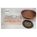 Early American Pine 17' Mixing Bowl
