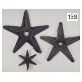 Antique Iron Building Stars