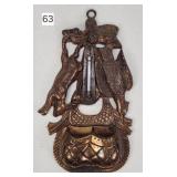 Victorian Wild Game Match Holder/ Thermometer