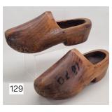 1870's Wooden Dutch Shoes