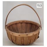 Early Slat/ Bentwood Handled Berry Basket