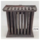 Early American 18 Place Tin Candle Mold