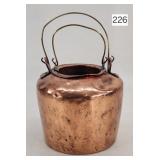 Early Copper 2-Piece Melting Pot