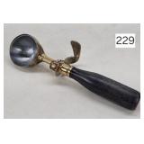 Antique Brass Ice Cream Scoop