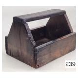 Primitive 11' Wooden Cobbler's Tote