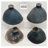 Green Mercury Glass Light Shades