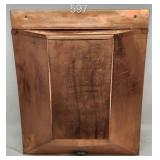 Early Copper Wall Mount Water Bin