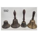 Brass School Teacher's Bells