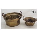 Old Brass Kettles