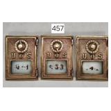 U.S. Post Office Brass Letter Door