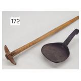 Early American 9' Butter Paddle