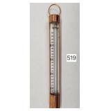 Copper 12' Milk Tank Thermometer