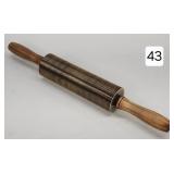 Swediish Lefsa Early Brass Rolling Pin