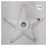 Antique Cast Iron 7' Architectural Star