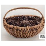 Split Willow Bentwood 18' Gathering Basket