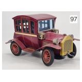 Rosko Battery Op Tin Litho Vintage Car