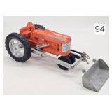 Hubley Die Cast Loader Tractor