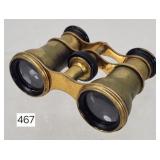 French Brass Opera Glasses