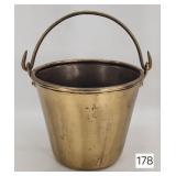 Solid Brass 1/2 Gallon Pail