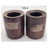 Albany Slip Glaze Quart Fruit Jars