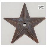 Antique Cast Iron Architectural Star