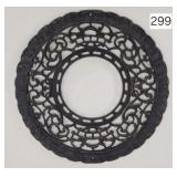 Ornate Cast Iron Stove Pipe Grate
