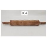 Early Square-Cut Lefse Rolling Pin