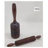 Early Wooden Handle Pastry Rollers