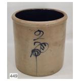 Redwing Salt Glazed 2 Gallon Stylized Crock