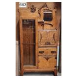 Antique Oak Secretary Bookcase
