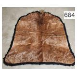 Antique Horse Hide Buggy Robe Blank