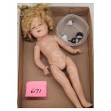 Shirley Temple 17' Ideal Composition Doll