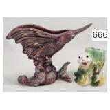 Royal Haeger Art Pottery & Musical Frog