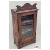 Victorian Child's Glass Door Cabinet