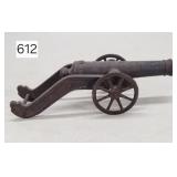 Antique Toy Cast Iron 9' Cannon