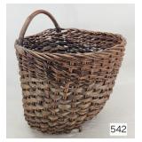 Early American Splitwood & Willow Produce Basket
