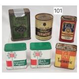 Vintage Spice Tins, Lot of (6)