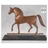 Copper Embossed Full Body Horse