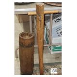 Early 1800's Wooden Churn